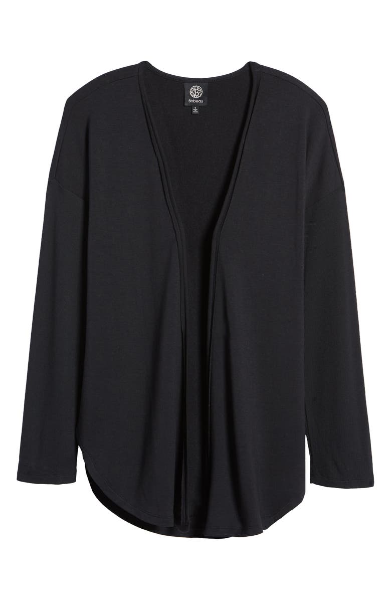 Bobeau Open Knit Cardigan, Alternate, color, 