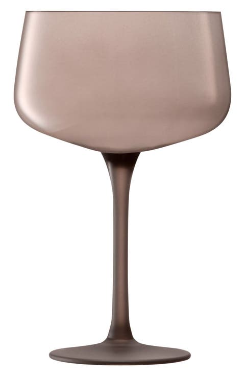 Arc Contrast Set of 4 Glass Cocktail Saucers