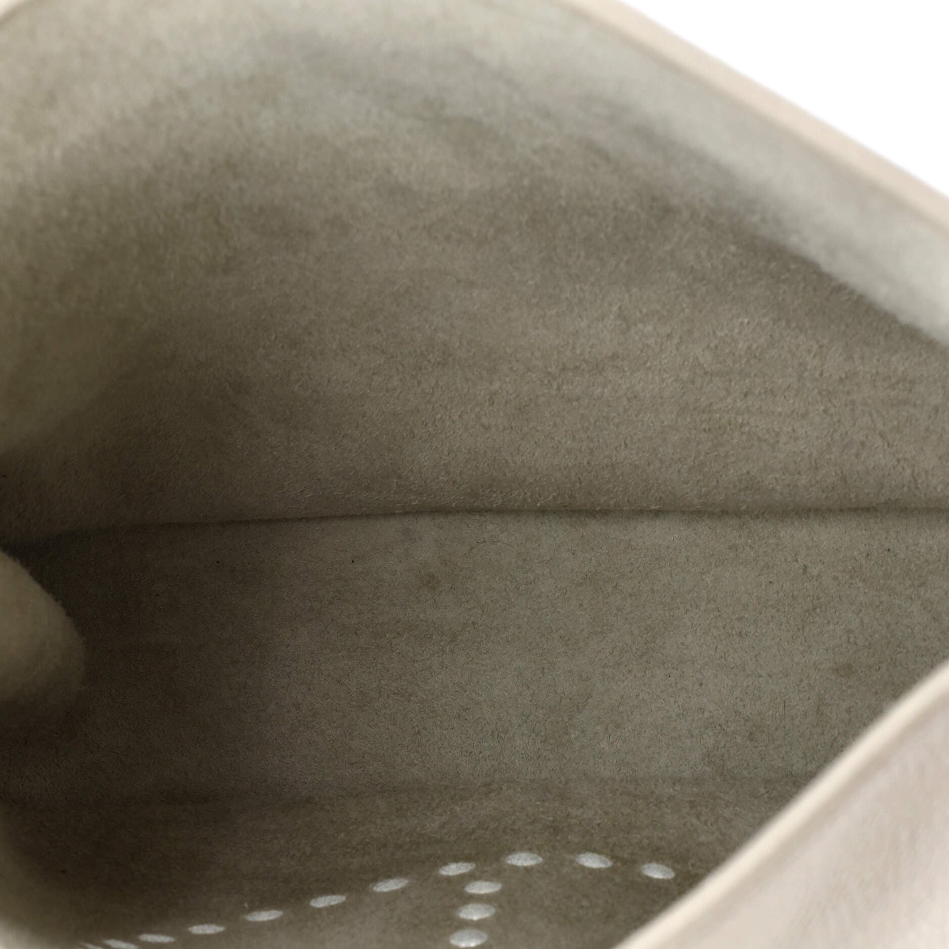 Pre-Owned Hermes Evelyne Bag Gen III Clemence GM, Alternate, color, Beton