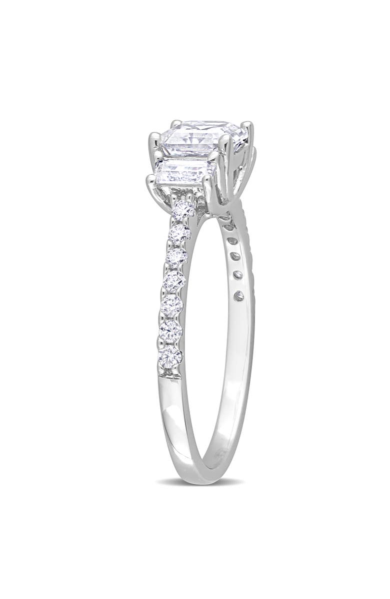 Julianna B. 1-1/3CT DEW Moissanite 3-Stone Ring, Alternate, color, Sterling Silver