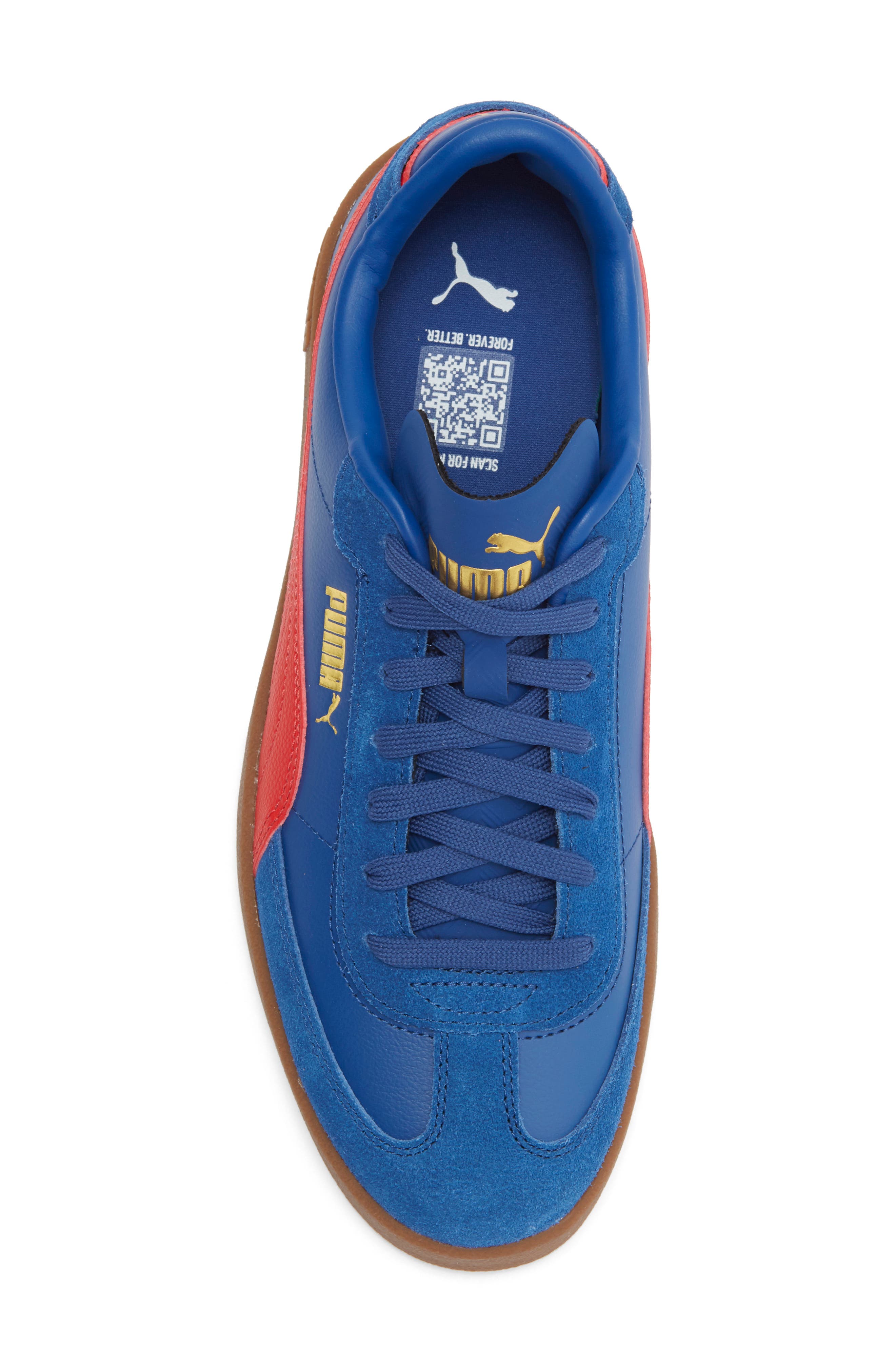 PUMA Club II Era Sneaker, Alternate, color, Clyde Royal/ Puma Red