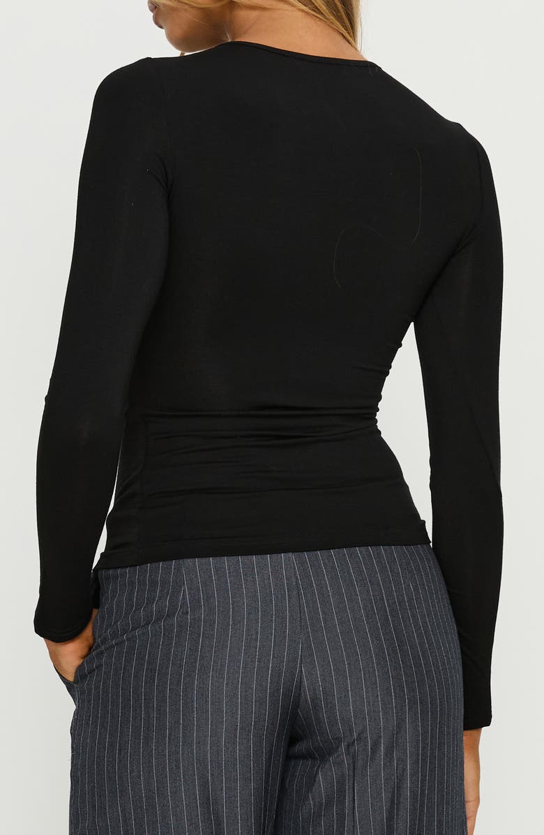 Princess Polly Orlaith Long Sleeve Cutout Top, Alternate, color, 