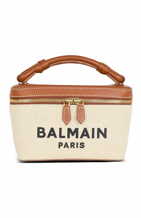 BALMAIN ロゴ入りノースリーブミニワンピース Short tweed dress with straps - Women | BALMAIN