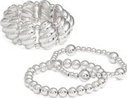 Open Edit Assorted Pack of 3 Stretch Bracelets