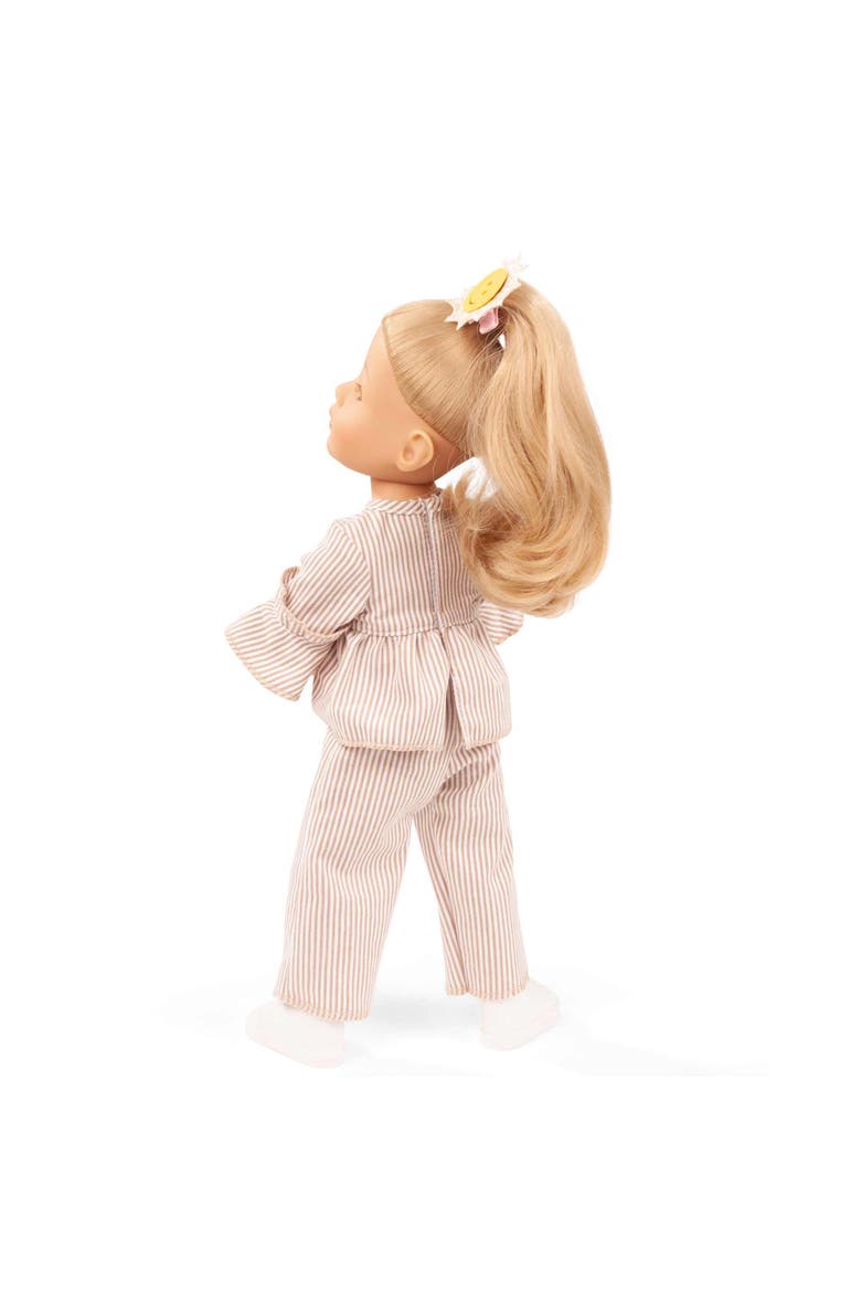 Little Kidz Lotta Sunshine 14 Inch Standing Poseable Doll, Beige Outfit Toy, Alternate, color, Multicolored