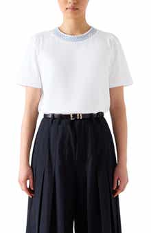 LK Bennett Astrid Contrast T-Shirt
