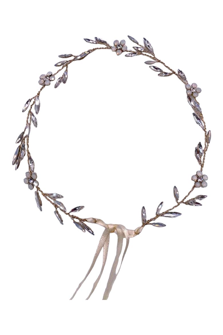 Galatea Opal & Czech Crystal Halo, Main, color, GOLD