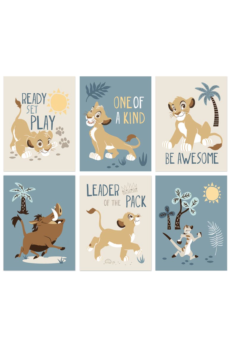 Disney Baby Lion King Unframed Wall Art - Simba/Timon/Pumba, Alternate, color, Multicolor