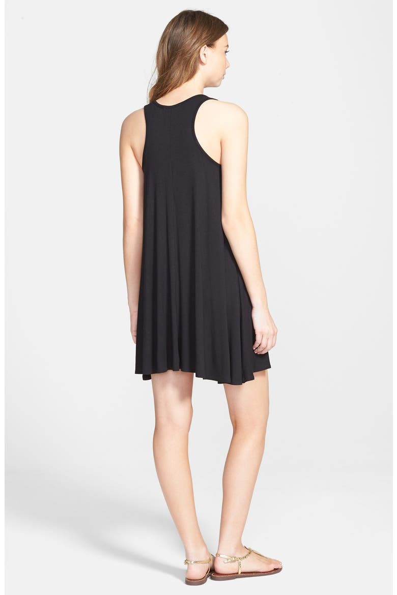 Tank Dress, Alternate, color, BLACK