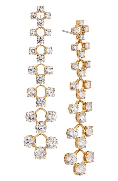 Halle Linear Drop Earrings