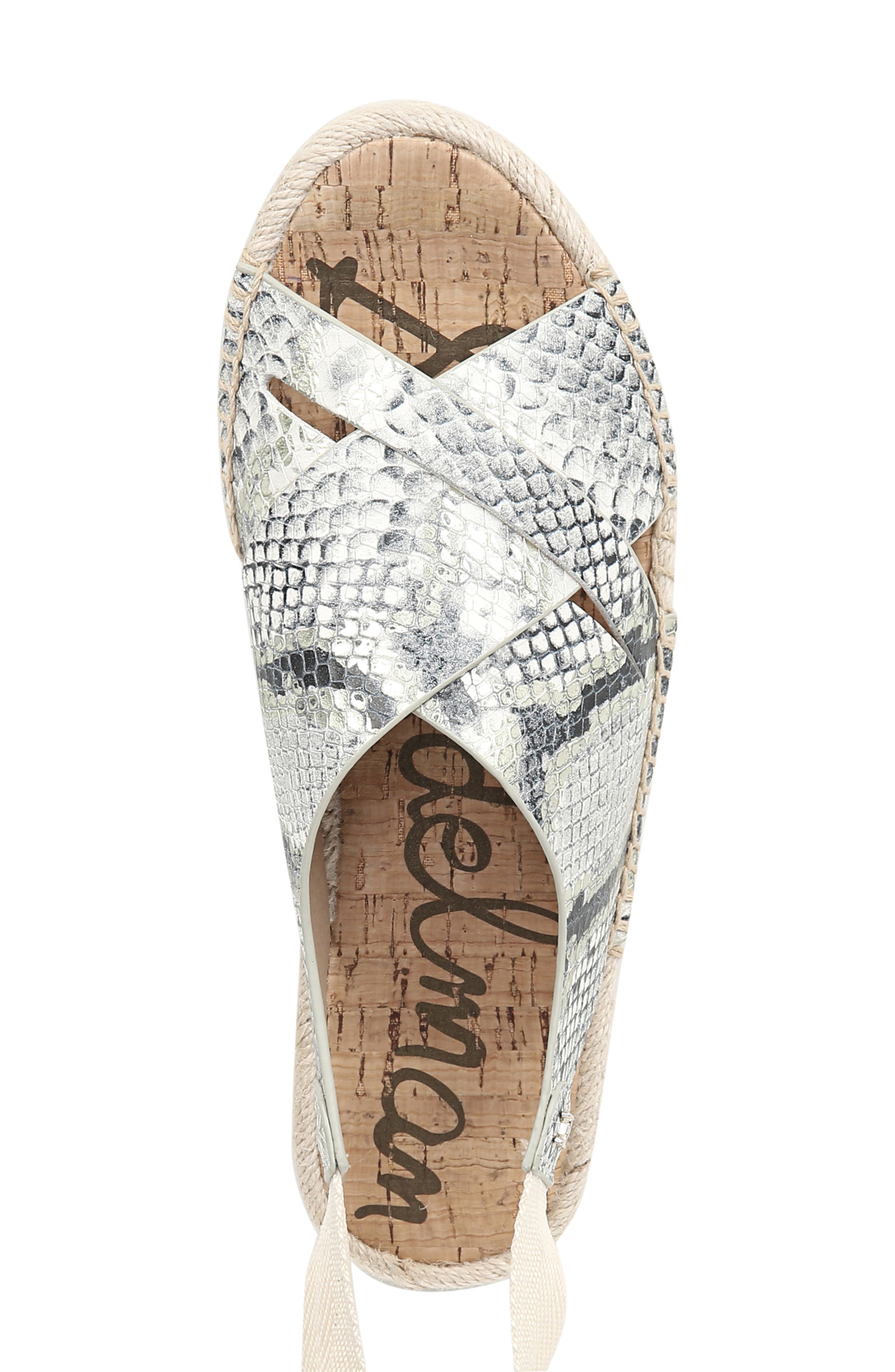 Sam Edelman Alisha Tie Slingback Espadrille Sandal, Alternate, color, 