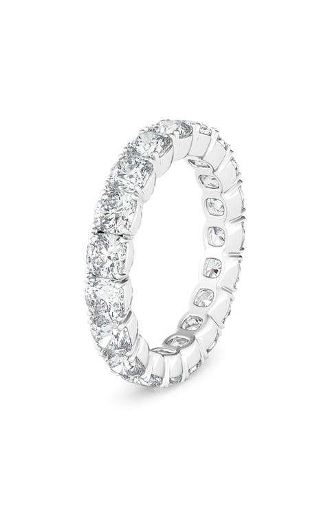 Cushion Cut Lab Created Diamond Eternity Ring