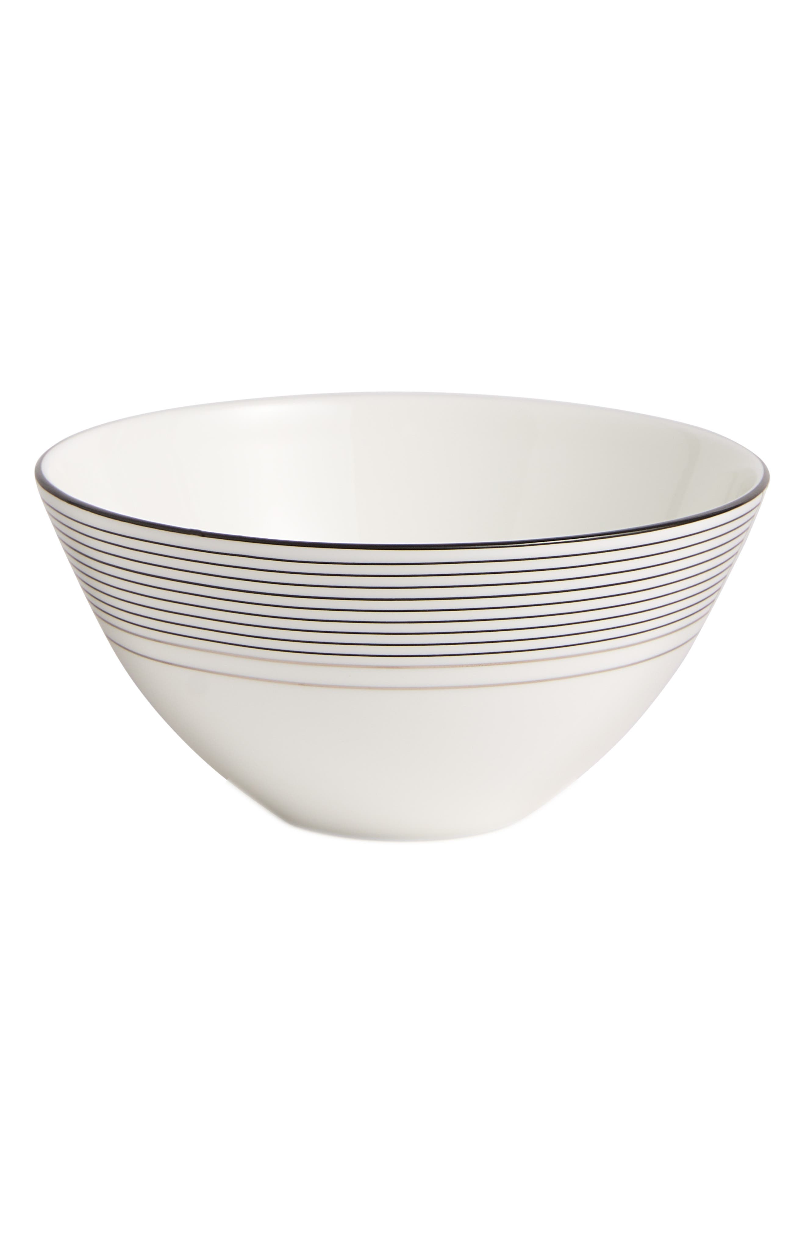 Wedgwood X Vera Wang Luxe Graphite Bone China Bowl In No Color