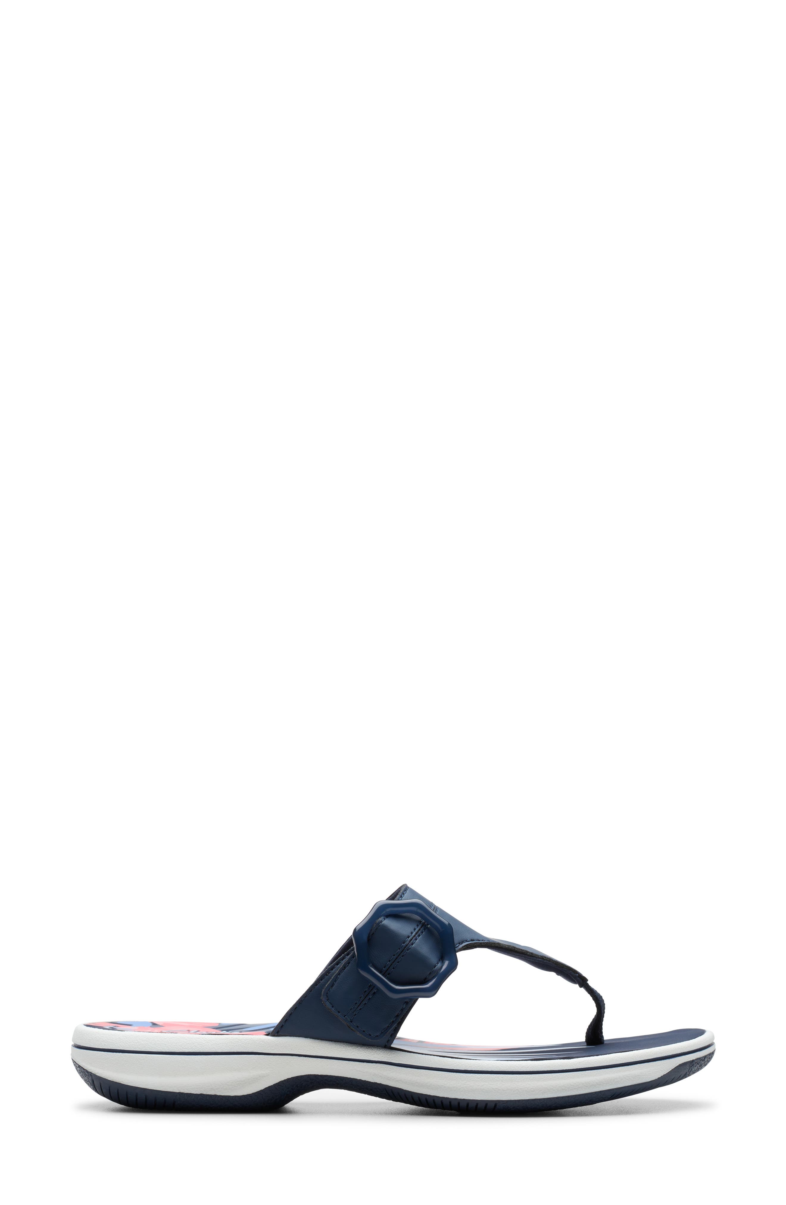 Clarks<sup>®</sup> Breeze Cove Flip Flop, Alternate, color, Navy