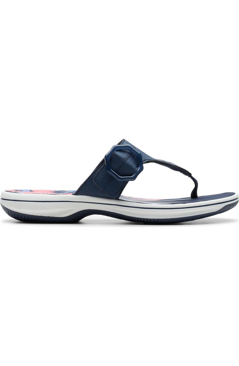 Clarks<sup>®</sup> Breeze Cove Flip Flop, Alternate, color, Navy