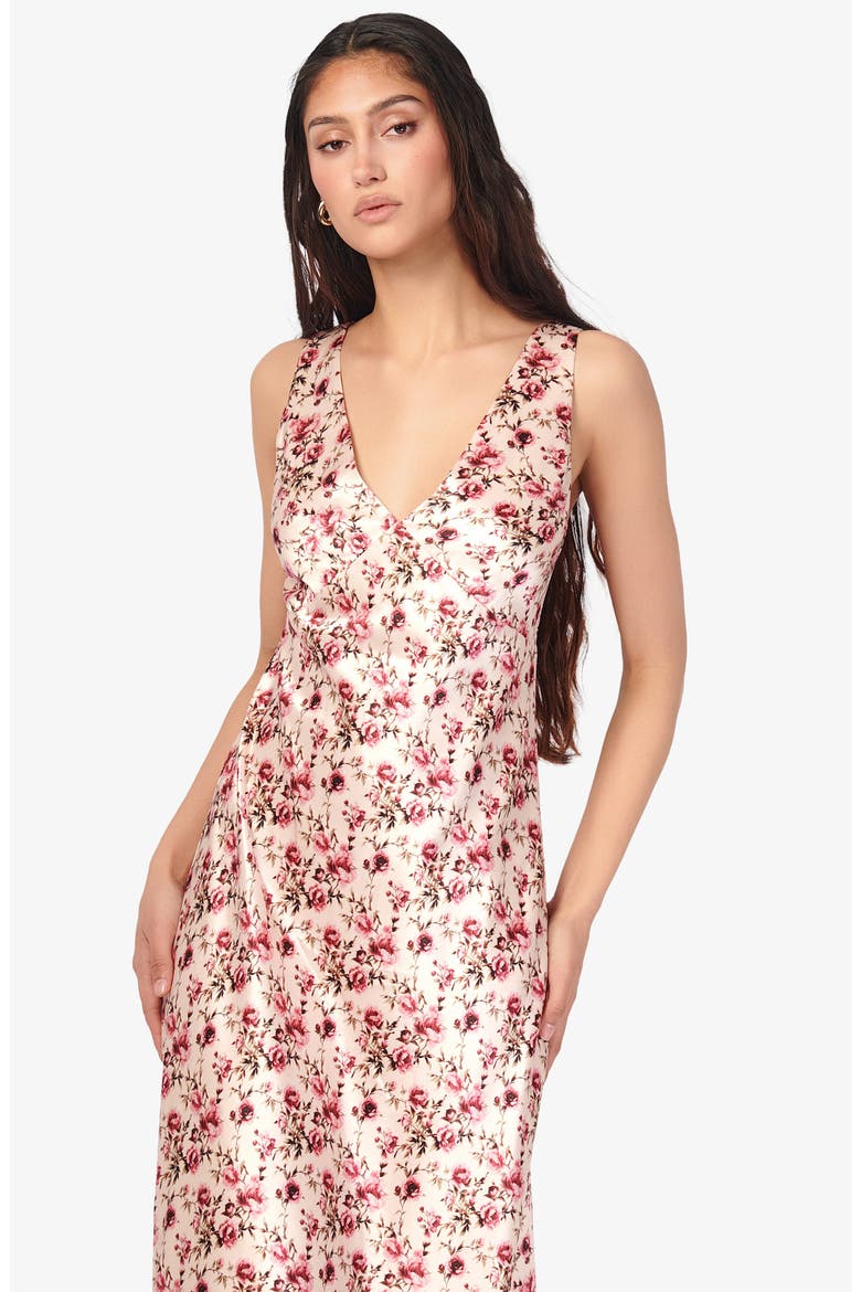 Sinclaire Maxi Sundress, Alternate, color, CAMELLIA DITSY