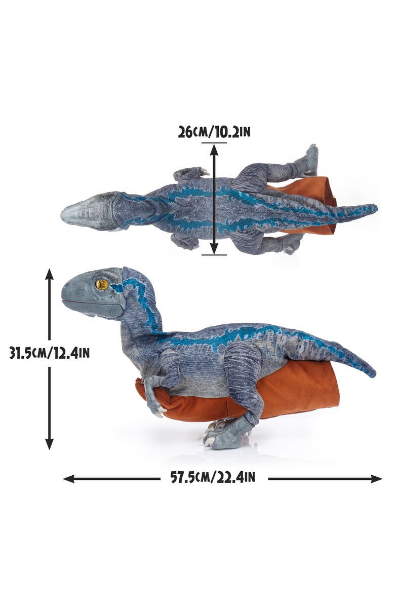 Wow Stuff! Jurassic World Blue Training Edition Puppetronic by RealFX, Ages 8+, Alternate, color, Multicolored