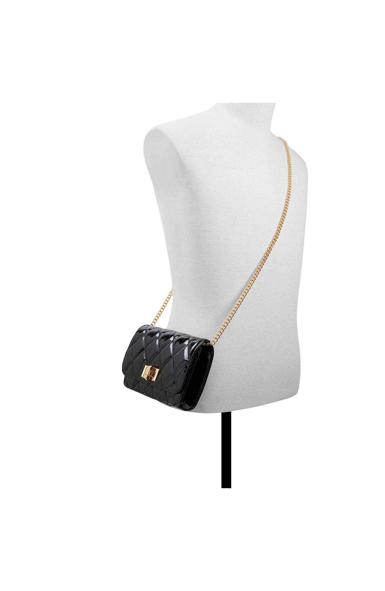 ALDO Grydith Quilted Faux Leather Crossbody Bag, Alternate, color, 