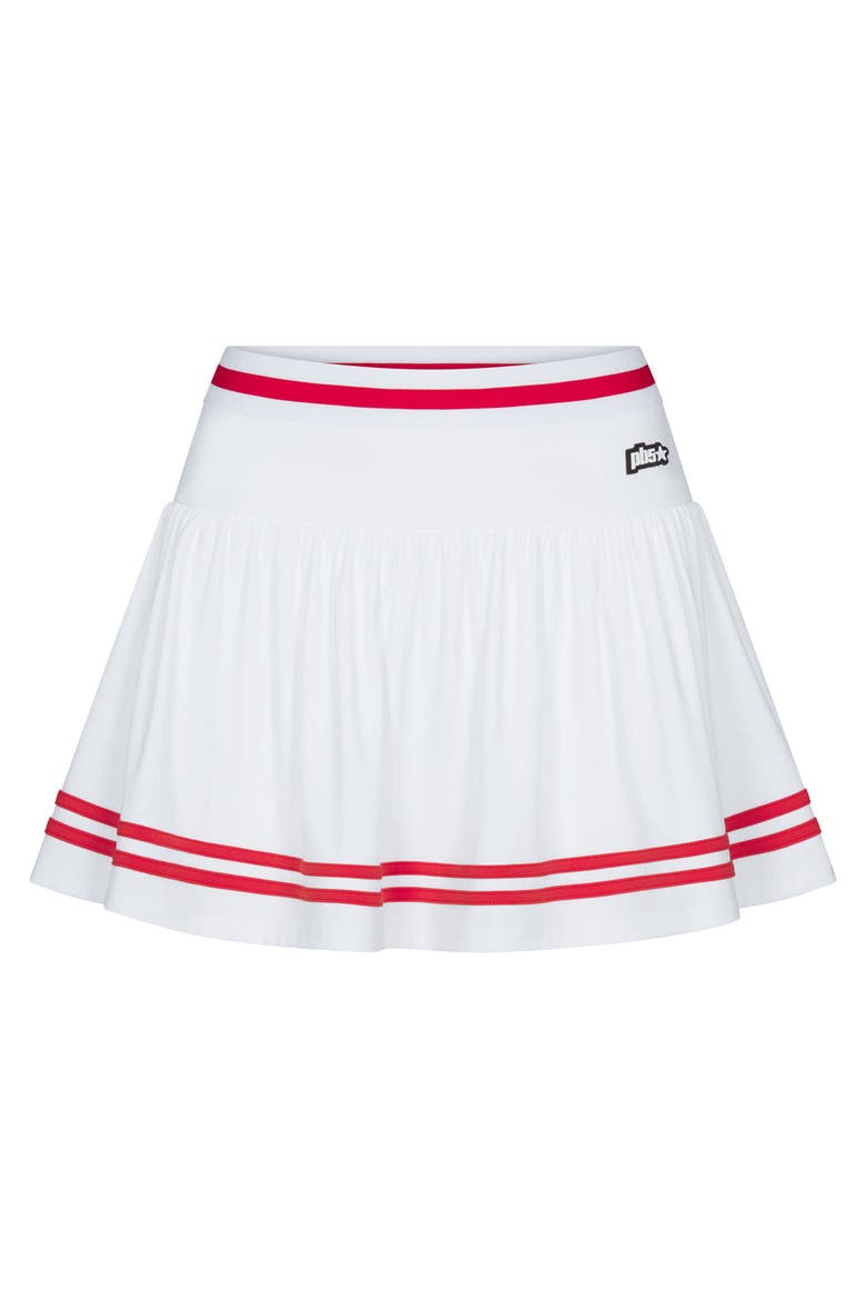 Heritage Skirt, Main, color, White-Cherry