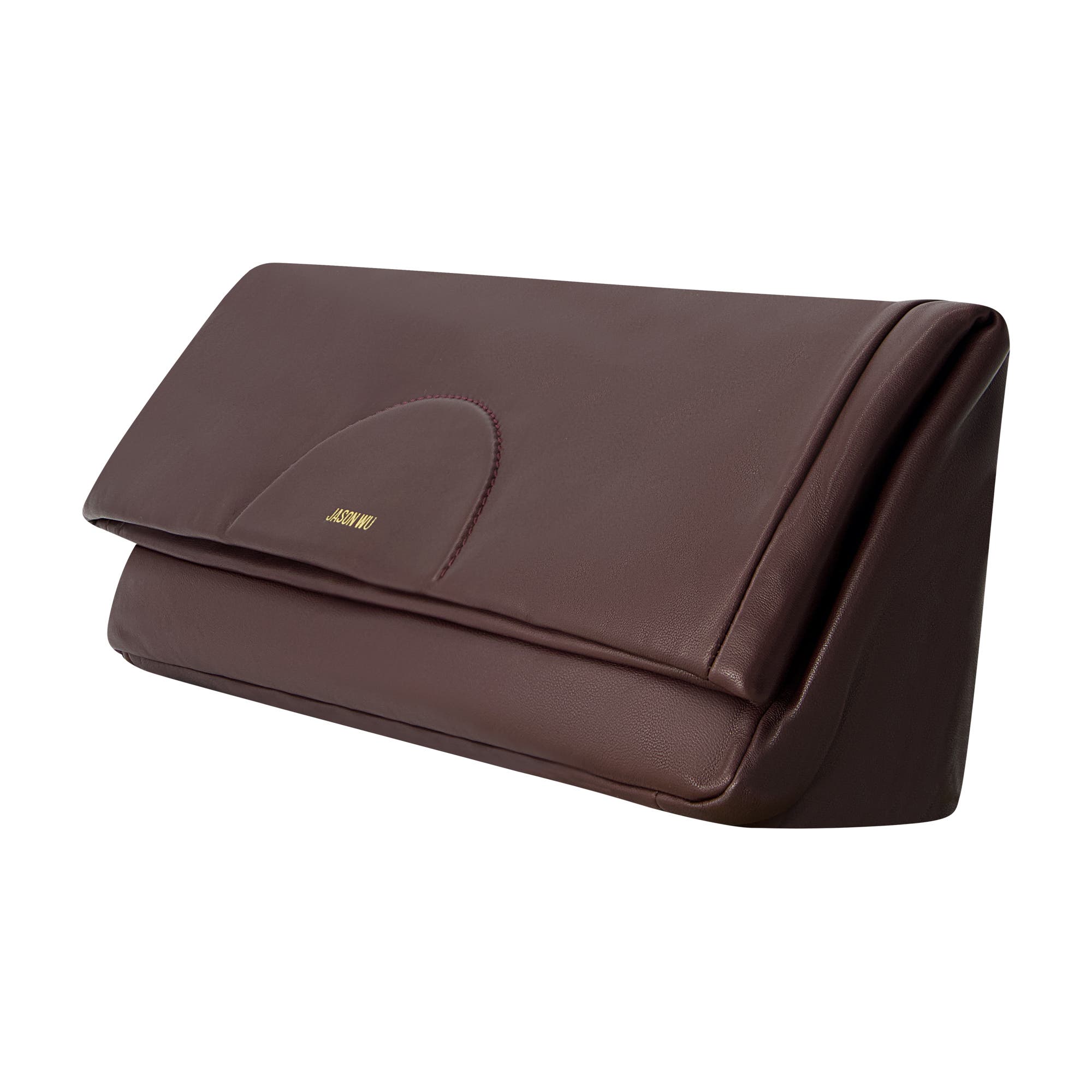 JASON WU Elegant Fold-Over Clutch, Alternate, color, Grape Elfi