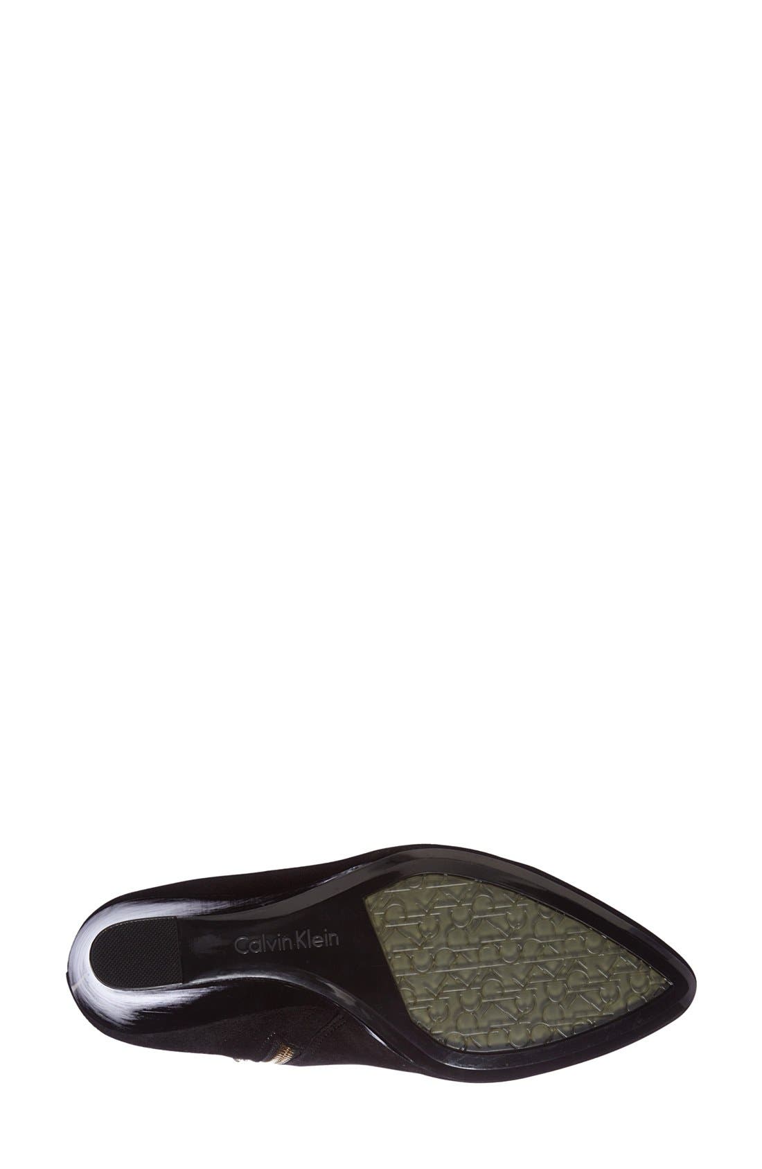 Calvin Klein 'Charlaine' Wedge Bootie, Alternate, color, 