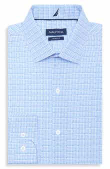 Slim Fit Check Dobby Dress Shirt