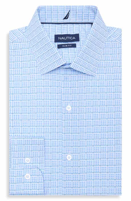 Slim Fit Check Dobby Dress Shirt