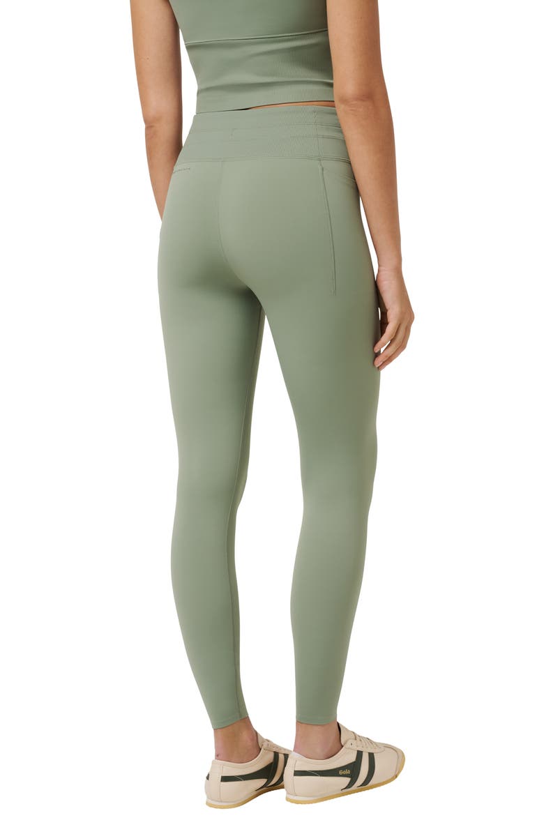 TravisMathew Moveknit Drawstring Waist Leggings, Alternate, color, Sea Spray