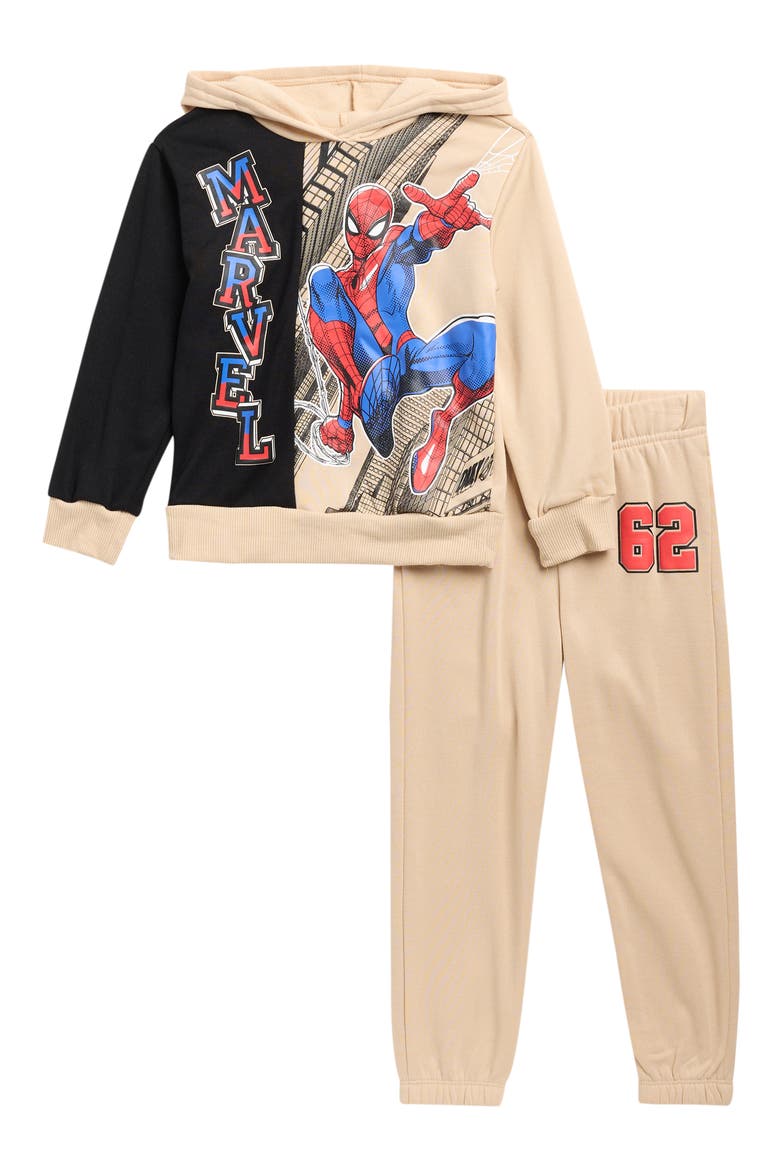Kids' Spider-Man Hoodie and Joggers Set, Main, color, RED