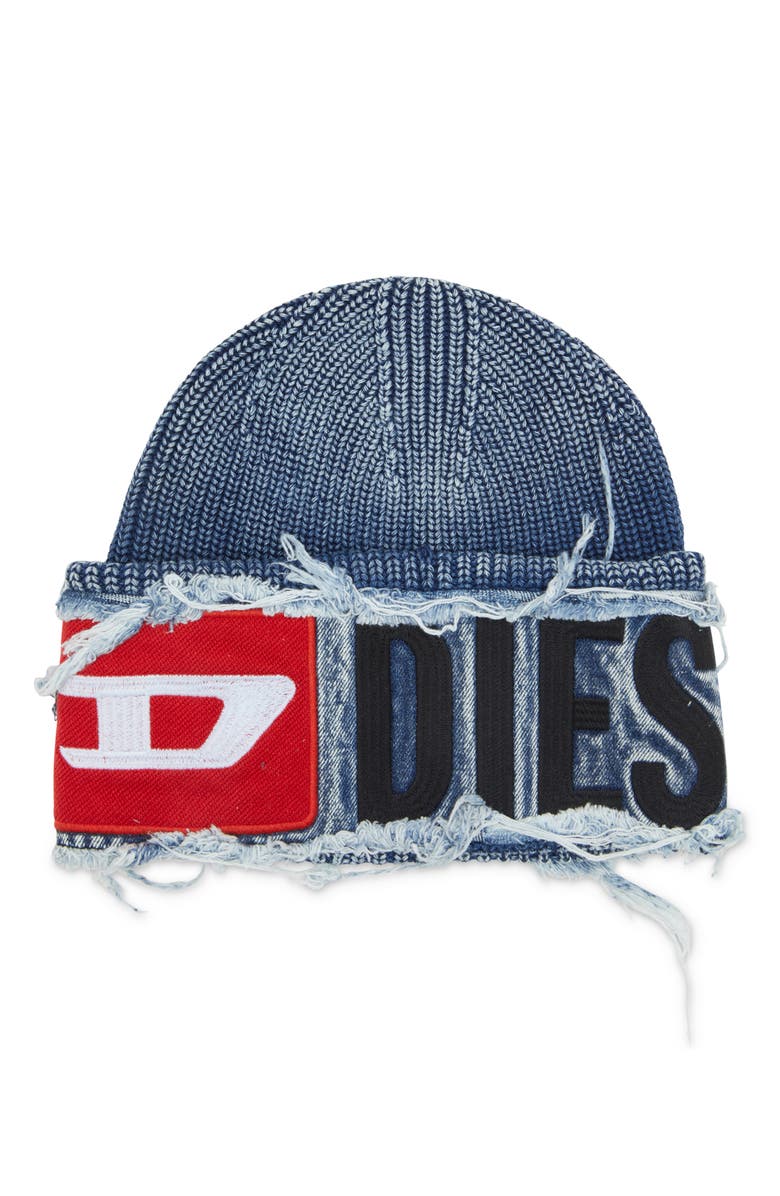 DIESEL<sup>®</sup> K-Frok Fray Cuff Beanie, Main, color, 