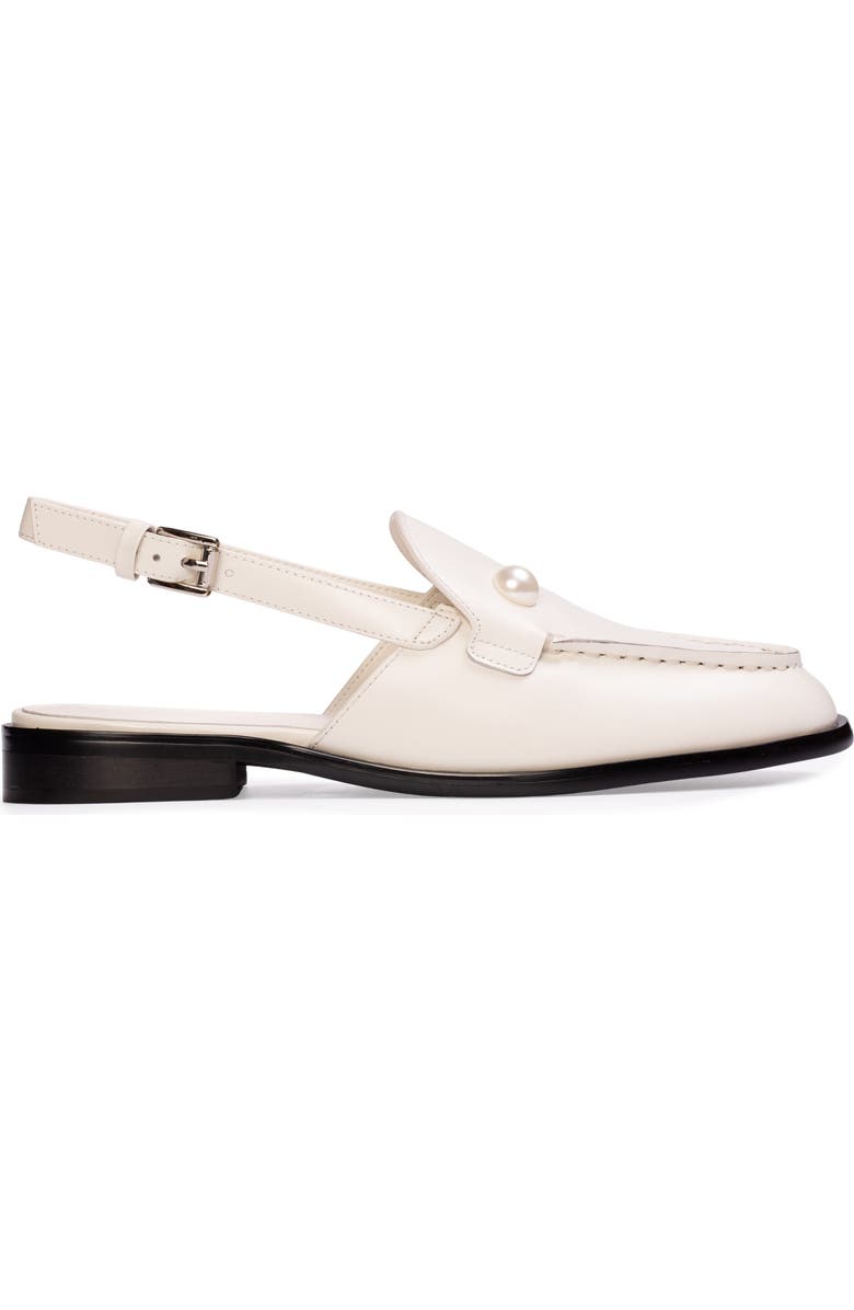 BLACK SUEDE STUDIO Haven Slingback Loafer, Main, color, Coconut Leather