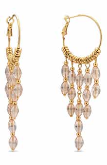 Ophelia Dangle Hoop Earrings