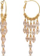 EYE CANDY LOS ANGELES Ophelia Dangle Hoop Earrings