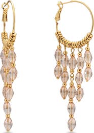 EYE CANDY LOS ANGELES Ophelia Dangle Hoop Earrings