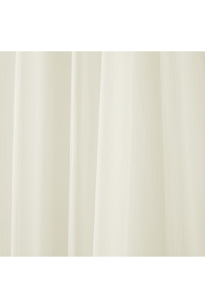 Georgette Sheer Window Panel, Alternate, color, Cream