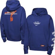 Nike Youth Nike Blue New York Knicks Courtside Club Premiere Hoodie
