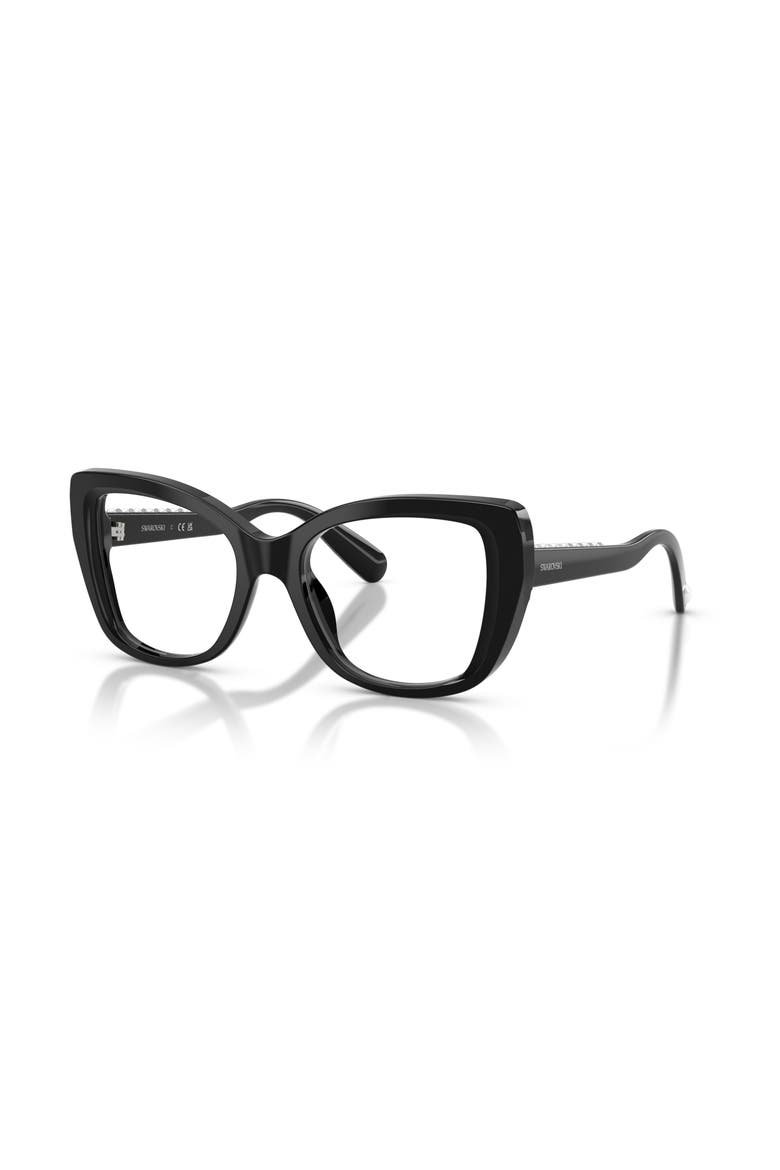 51mm Butterfly optical glasses, Main, color, Black