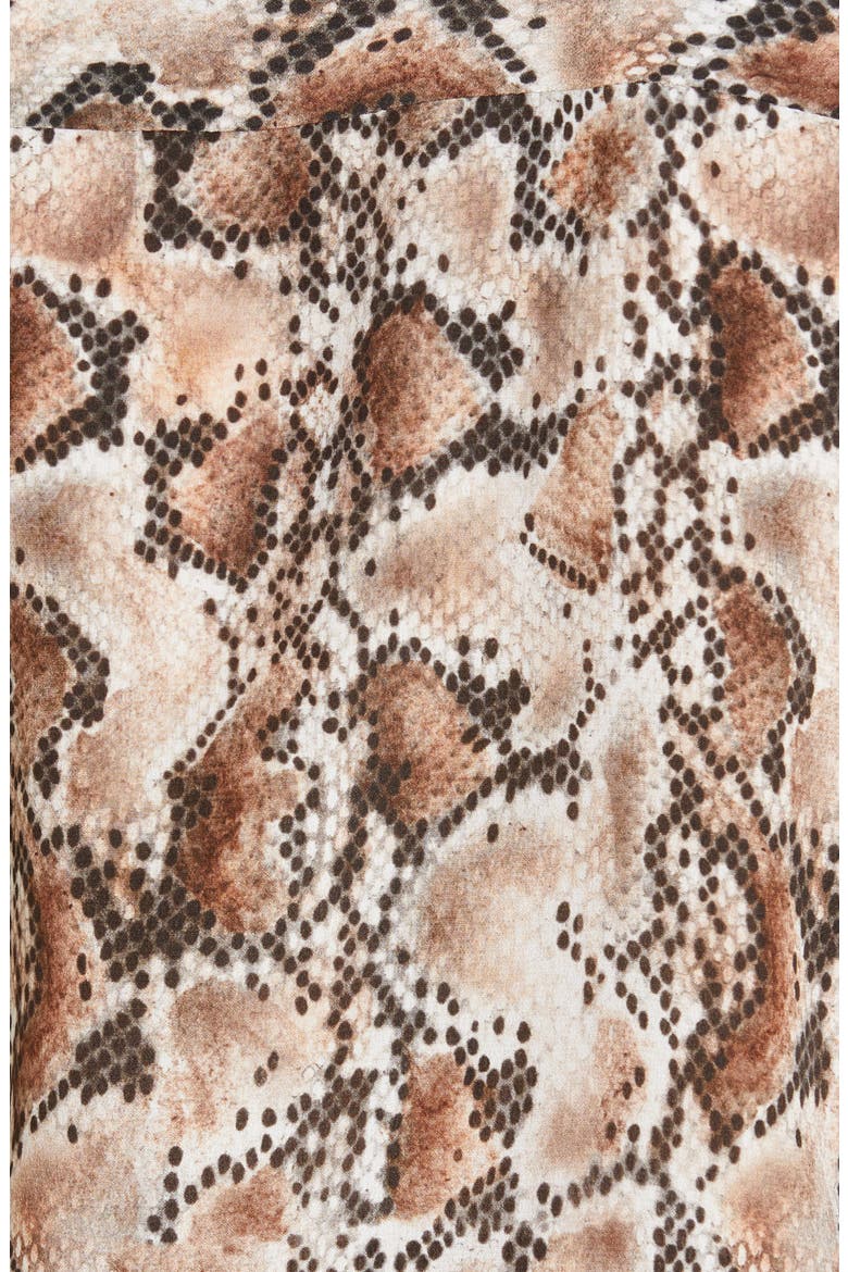 Print Silk Blouse, Alternate, color, IVORY