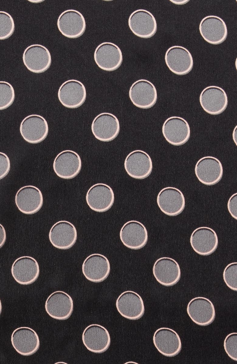 Halogen<sup>®</sup> Shadow Dot Silk Square Scarf, Alternate, color,