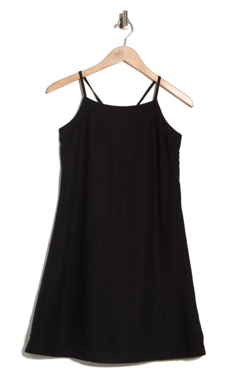 Linen Blend A-Line Dress
