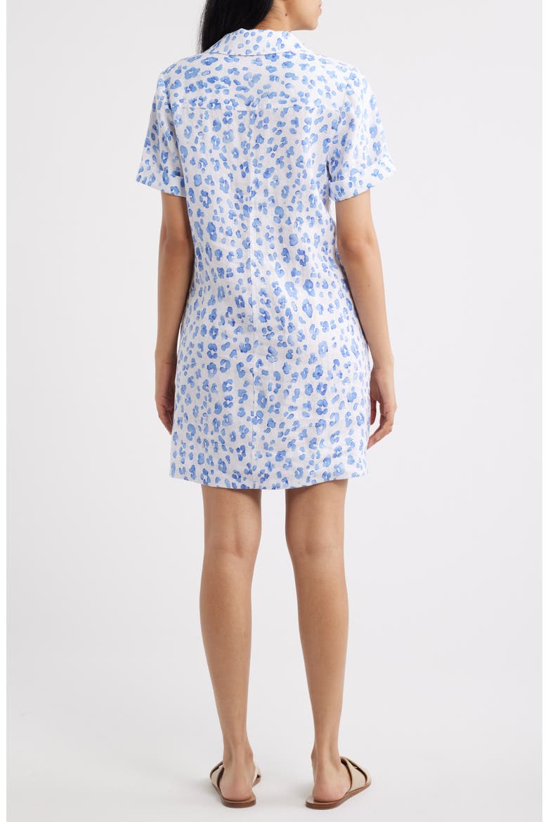 Leopard Print Shirtdress, Alternate, color, GRAPE POOLS