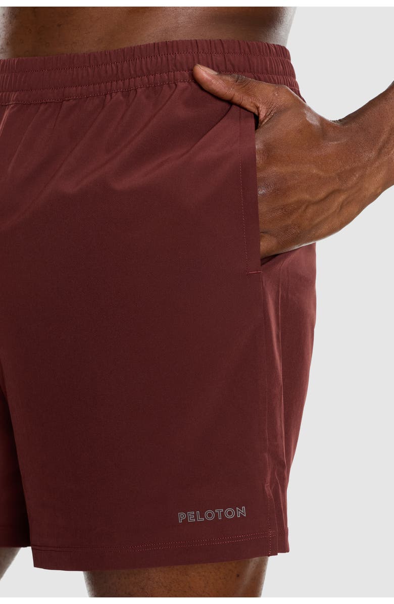 Peloton 7" Unlined Performance Short, Alternate, color, Deep Burgundy