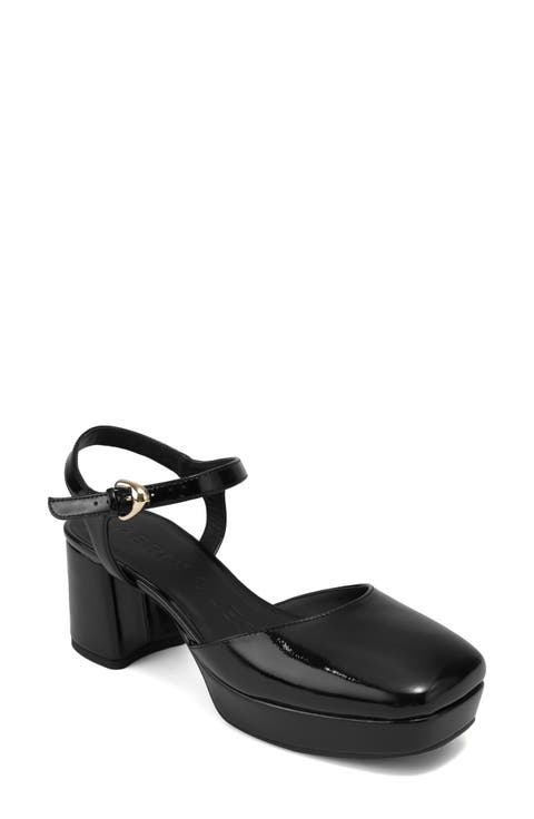 Senna Ankle Strap Platform Pump (Women)