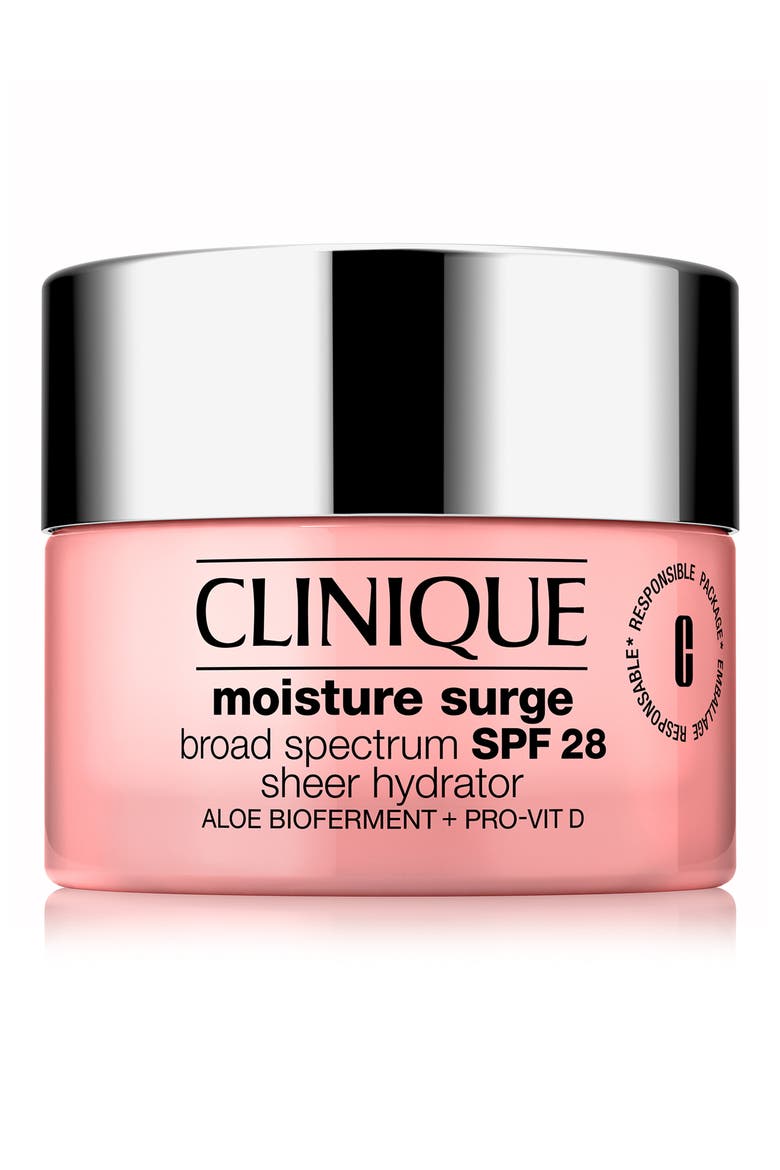 Moisture Surge Broad Spectrum SPF 28 Sheer Hydrator, Main, color, NO COLOR