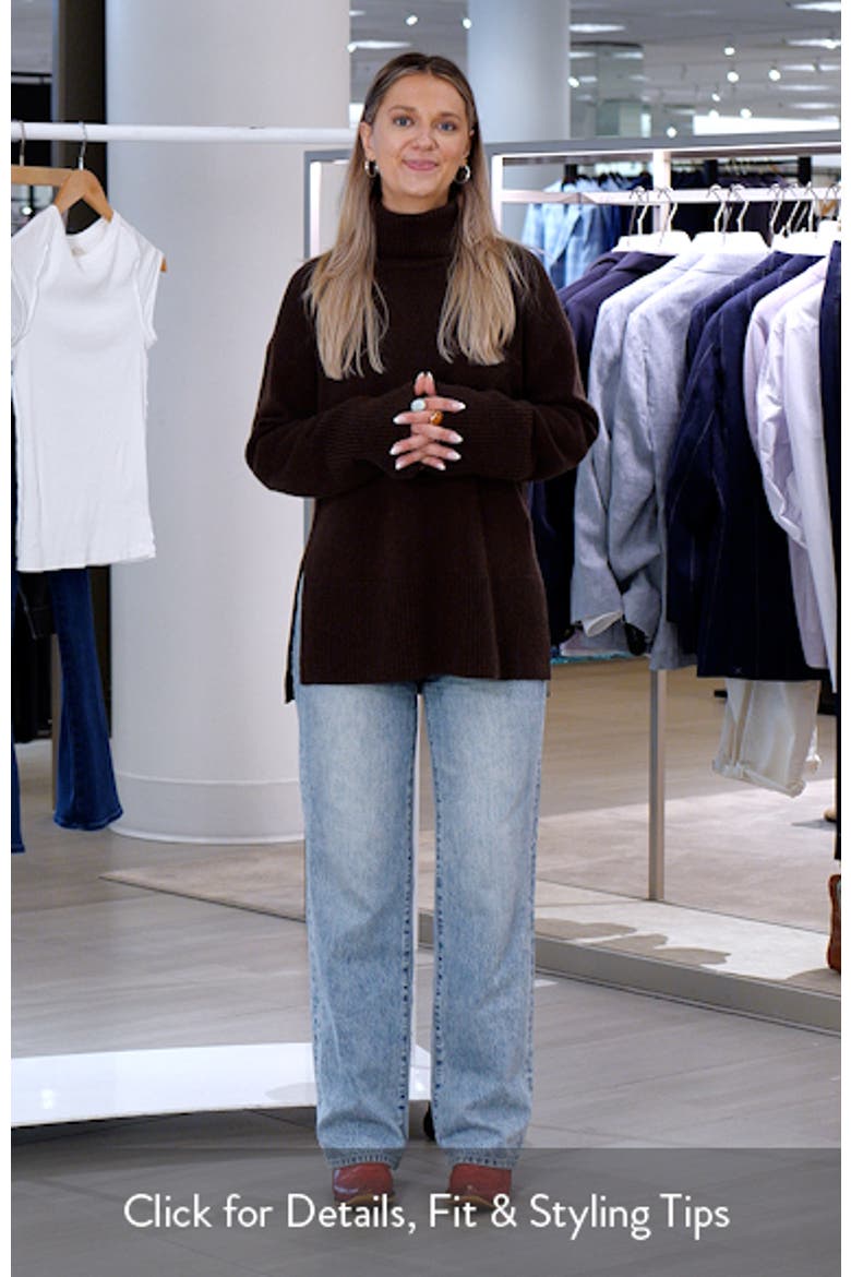 Wool & Cashmere Turtleneck Sweater video