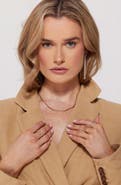 MacRae & Co. Party Line Cubic Zirconia Linear Drop Earrings