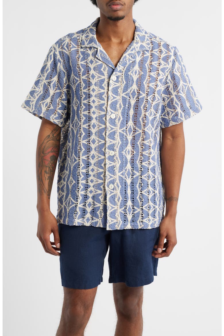 Arko Camp Shirt, Main, color, BLUE