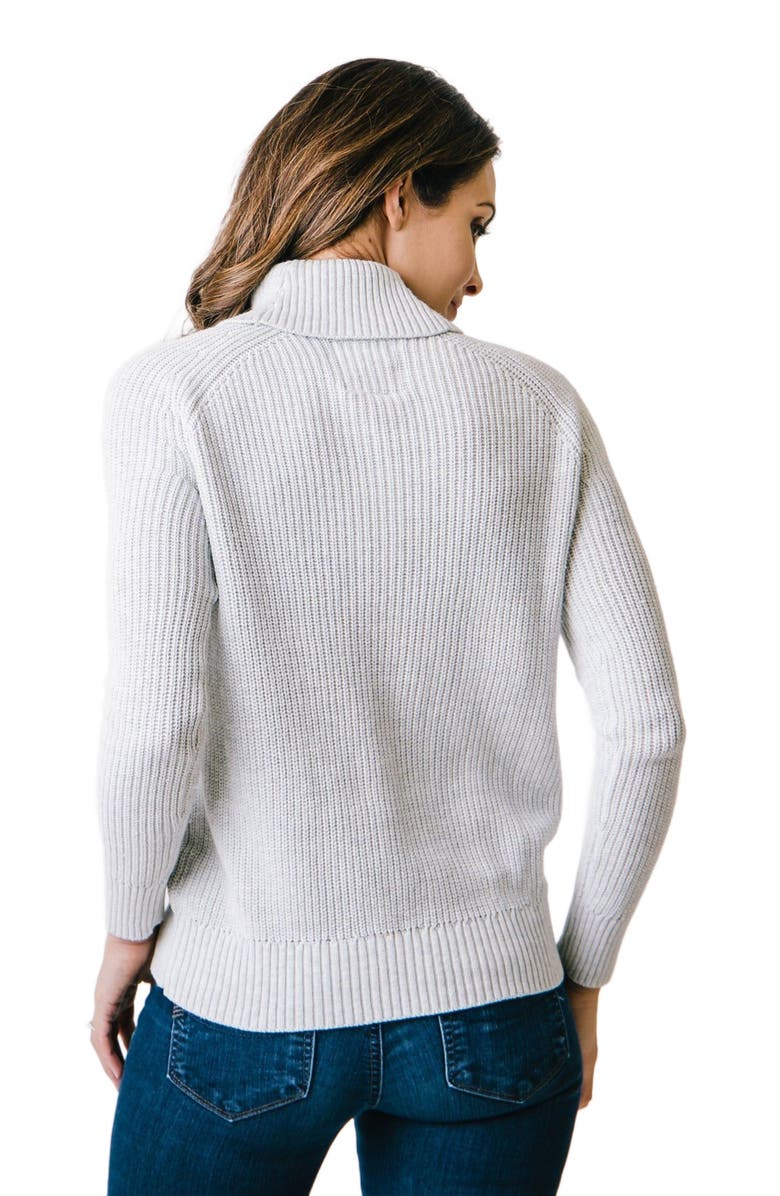 Hope & Henry Women's Ribbed Turtleneck Sweater, Alternate, color,