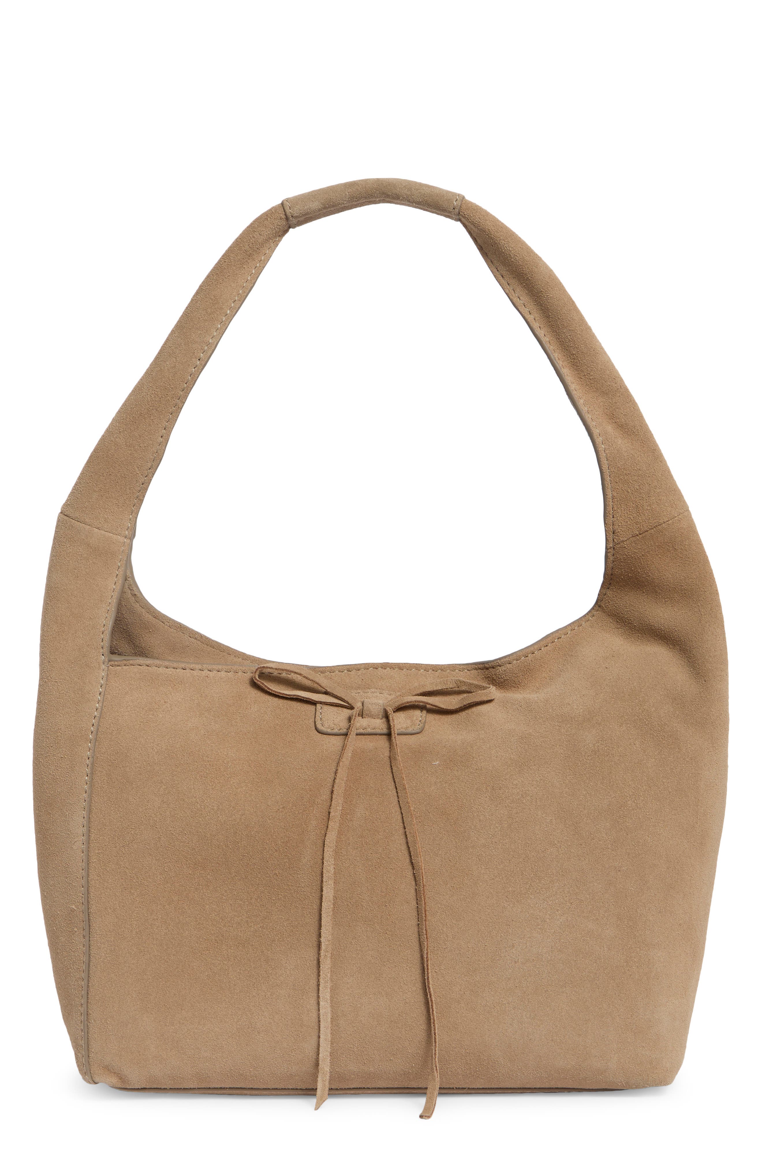 Clem Small Suede Shoulder Bag