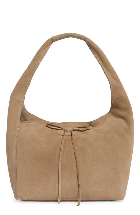 Clem Small Suede Shoulder Bag